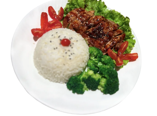 Bento al pollo teriyaki