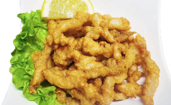 Carne di suino fritta croccante