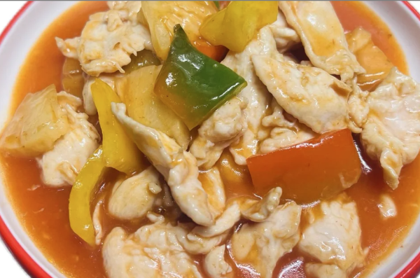 Pollo in salsa agrodolce